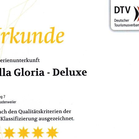 Villa Gloria - Fewo Suite Badenweiler Eksteriør billede